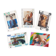White Smoke Card Picture Frame 6Pc Craft Basics