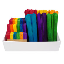 White Smoke Wood Craft Sticks Asst 600Pc Multi Kids Craft Basics