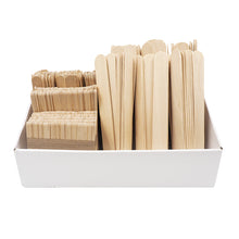White Smoke Wood Craft Sticks Asst 600Pc Natural Kids Craft Basics