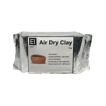 Gray Elements of Art Air Dry Clay, Terracotta, 1kg Non Hardening Clays