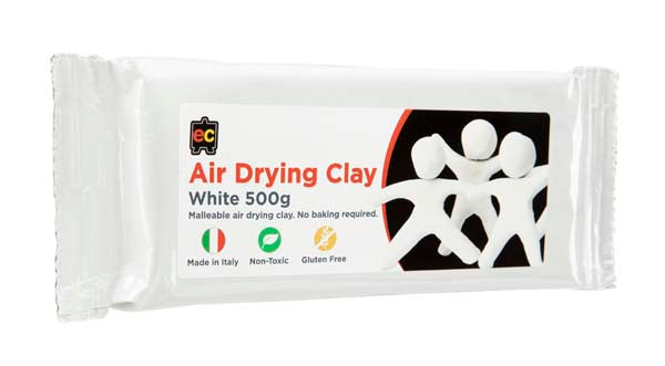 Lavender EC Air Drying Clay, White, 500g Kids Activities