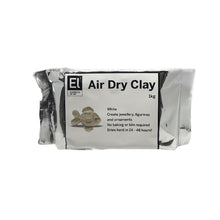 Gray Elements of Art Air Dry Clay, White, 1kg Non Hardening Clays