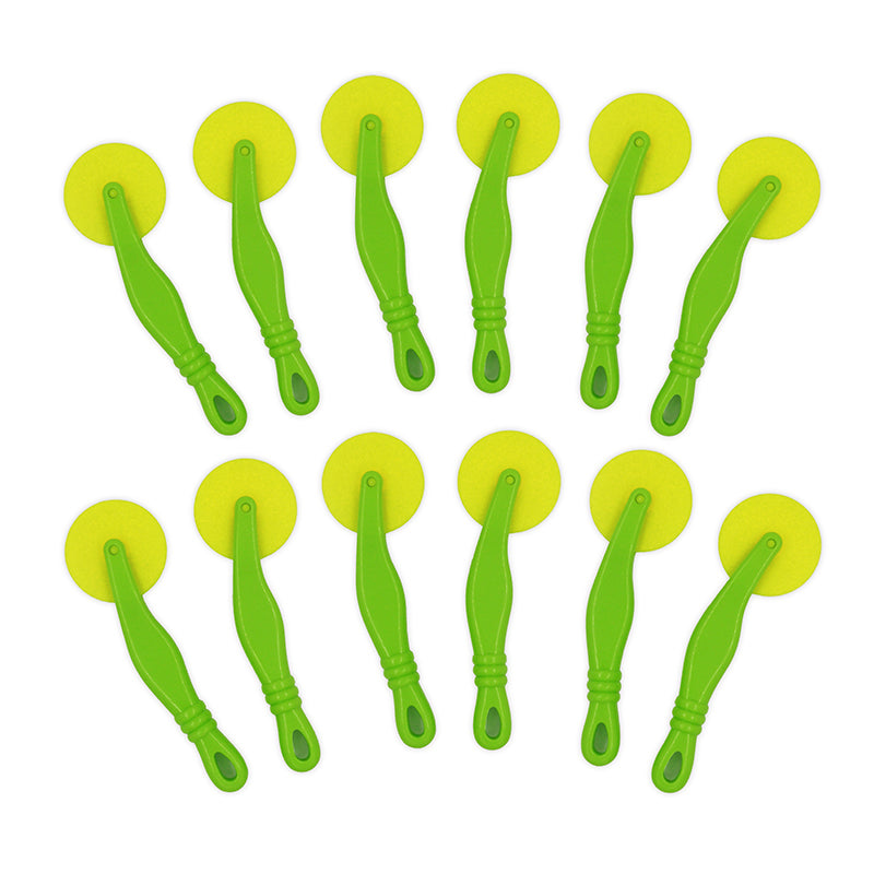 White Smoke Dough Wheels Flat 18cm 12Pc Kids Activities
