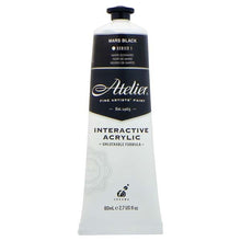 White Smoke Atelier Interactive Artists Acrylic Paint,  Mars Black S1 80ml Acrylic Paints