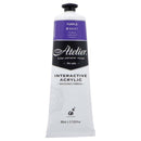 White Smoke Atelier Interactive Artists Acrylic Paint,  Purple S1 80ml Acrylic Paints