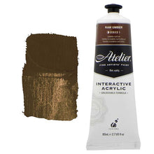 White Smoke Atelier Interactive Artists Acrylic Paint,  Raw Umber S1 80ml Acrylic Paints