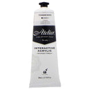White Smoke Atelier Interactive Artists Acrylic Paint,  Titanium White S1 80ml Acrylic Paints
