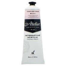 White Smoke Atelier Interactive Artists Acrylic Paint,  Toning Grey Pinkish S1 80ml Acrylic Paints