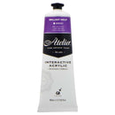 White Smoke Atelier Interactive Artists Acrylic Paint,  Brilliant Violet S2 80ml Acrylic Paints