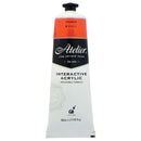 White Smoke Atelier Interactive Artists Acrylic Paint,  Orange S2 80ml Acrylic Paints