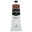 White Smoke Atelier Interactive Artists Acrylic Paint,  Raw Umber (Yellowish) S1 80ml Acrylic Paints