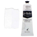 White Smoke Atelier Interactive Artists Acrylic Paint,  Tinting White (Pearl Titanium) S2 80ml Acrylic Paints