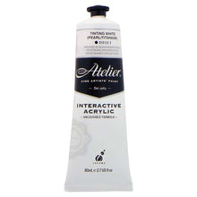White Smoke Atelier Interactive Artists Acrylic Paint,  Tinting White (Pearl Titanium) S2 80ml Acrylic Paints