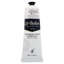 White Smoke Atelier Interactive Artists Acrylic Paint,  Tinting White (Pearl Titanium) S2 80ml Acrylic Paints