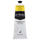 White Smoke Atelier Interactive Artists Acrylic Paint,  Trans Yellow S2 80ml Acrylic Paints