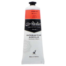 White Smoke Atelier Interactive Artists Acrylic Paint,  Vermillion S2 80ml Acrylic Paints