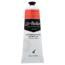 White Smoke Atelier Interactive Artists Acrylic Paint,  Vermillion S2 80ml Acrylic Paints