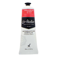 White Smoke Atelier Interactive Artists Acrylic Paint,  Cad Red Light (Scarlet) S4 80m Acrylic Paints