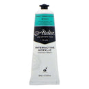White Smoke Atelier Interactive Artists Acrylic Paint,  Cobalt Turquoise Light S5 80ml Acrylic Paints