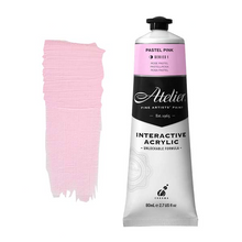 White Smoke Atelier Interactive Artists Acrylic Paint,  Pastel Pink S1 80ml Acrylic Paints