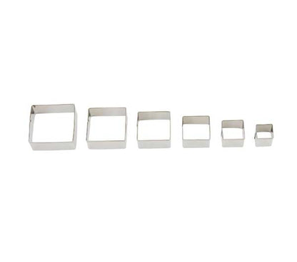 White Smoke Sculpey Graduated Square Cutters,  6Pcs Modelling Tools & Accessories