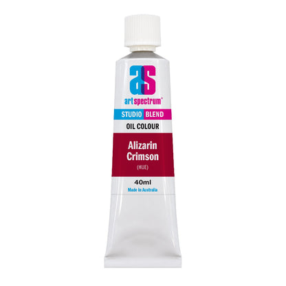 White Smoke AS Studio Blend Oil, 40ml, Alizarin Crimson Hue Oil Paint
