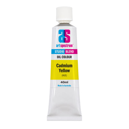 White Smoke AS Studio Blend Oil, 40ml, Cadmium Yellow Hue Oil Paint
