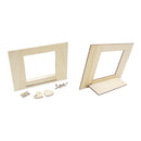 Wood Picture Frame Hearts Standing  6Pc
