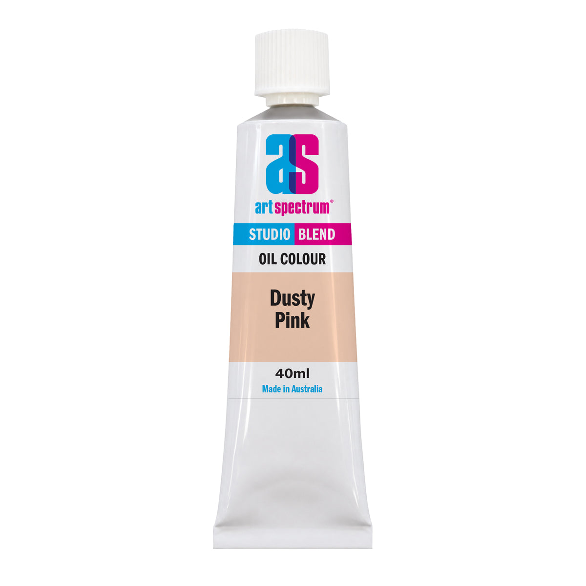 White Smoke AS Studio Blend Oil, 40ml, Dusty Pink Oil Paint