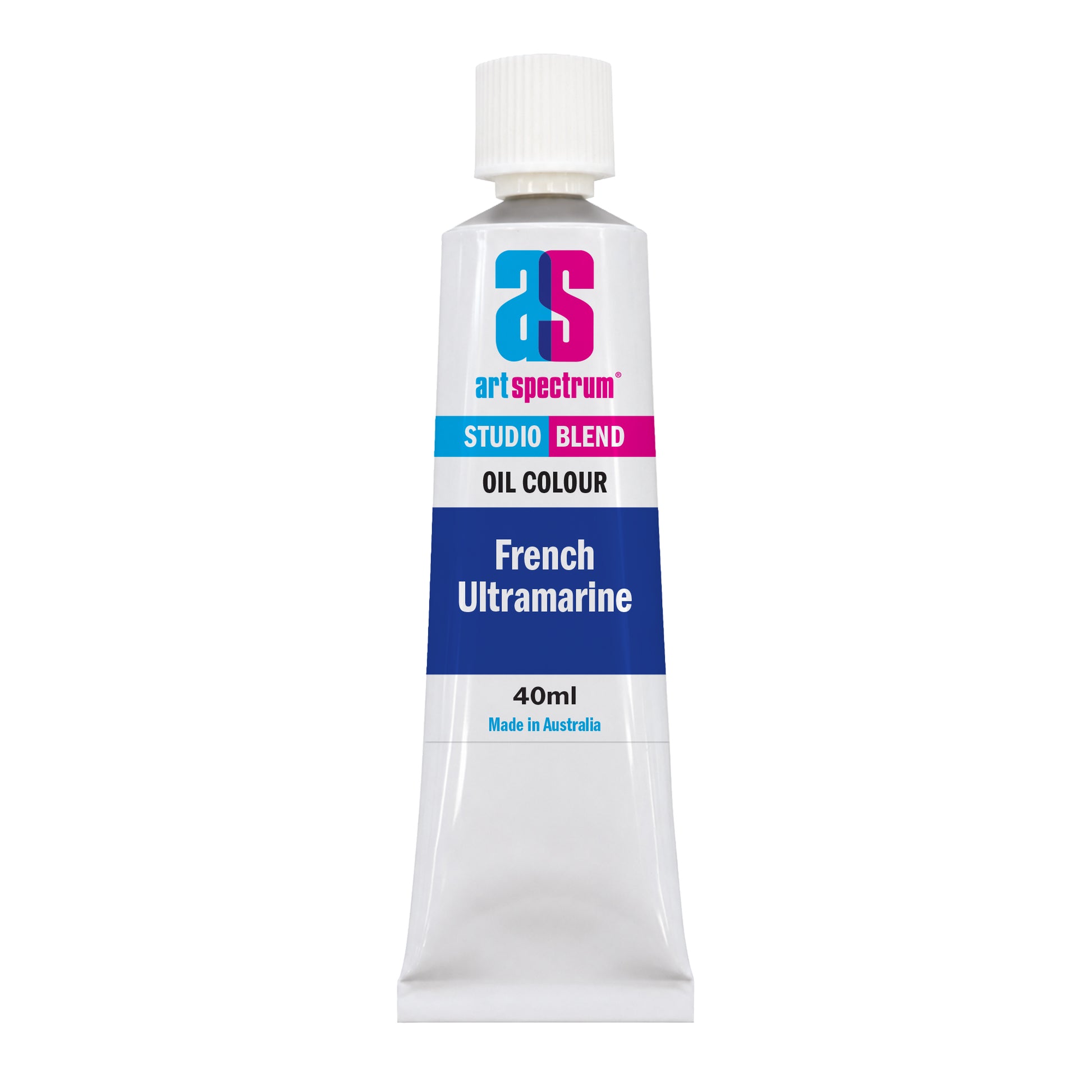 White Smoke AS Studio Blend Oil, 40ml, French Ultramarine Oil Paint