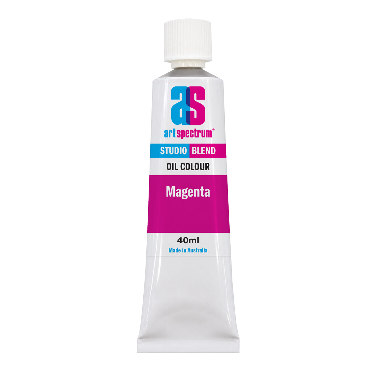White Smoke AS Studio Blend Oil, 40ml, Magenta Oil Paint