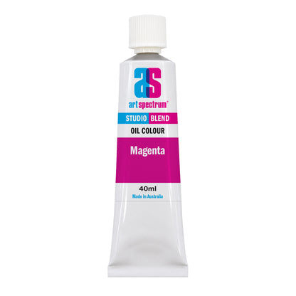 White Smoke AS Studio Blend Oil, 40ml, Magenta Oil Paint