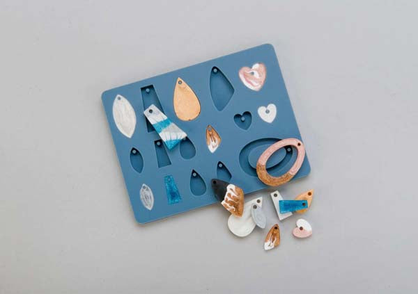 Gray Sculpey Bakeable Silicone Mold, Jewellery Resin Moulds