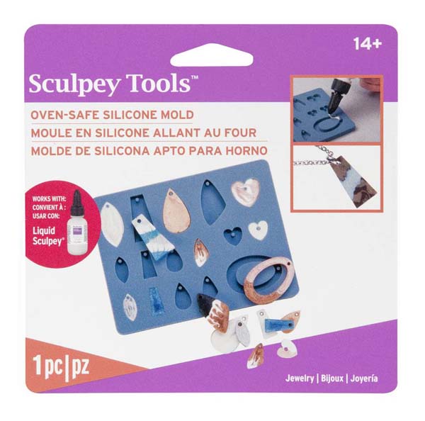 Lavender Sculpey Bakeable Silicone Mold, Jewellery Resin Moulds