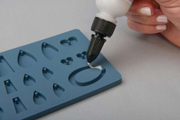 Dark Gray Sculpey Bakeable Silicone Mold, Jewellery Resin Moulds