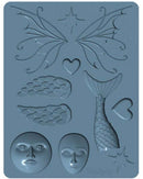 Slate Gray Sculpey Bakeable Silicone Mold, Whimsy Resin Moulds