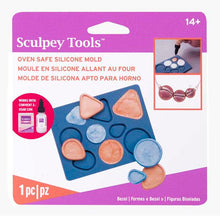 White Smoke Sculpey Flexible Push Mould Bezel Shape Resin Moulds
