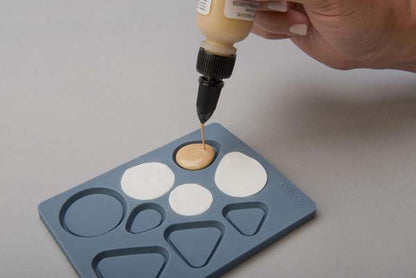 Gray Sculpey Flexible Push Mould Bezel Shape Resin Moulds