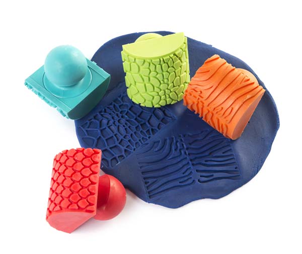 White Smoke EC Animal Pattern Rocker Stamper, Set 4 Kids Activities