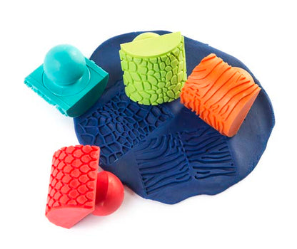 White Smoke EC Animal Pattern Rocker Stamper, Set 4 Kids Activities