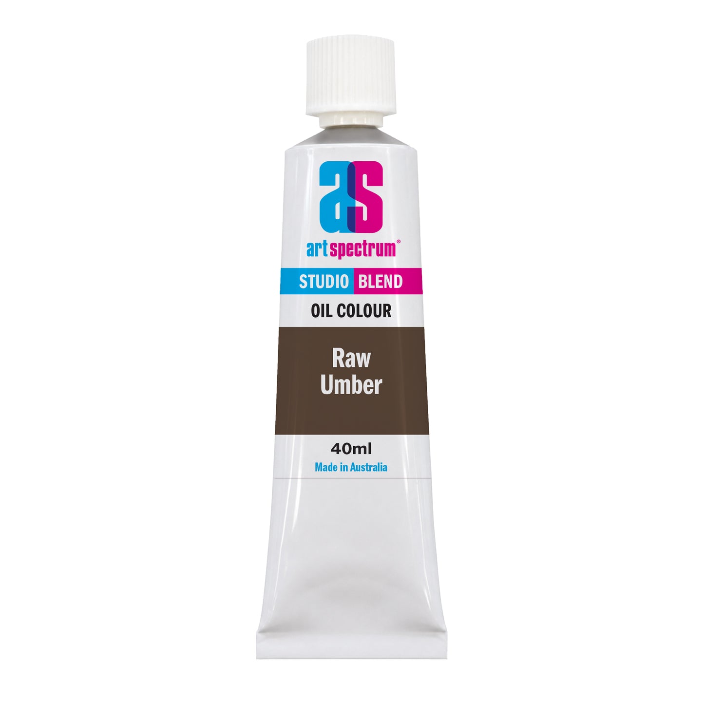 White Smoke AS Studio Blend Oil, 40ml, Raw Umber Oil Paint