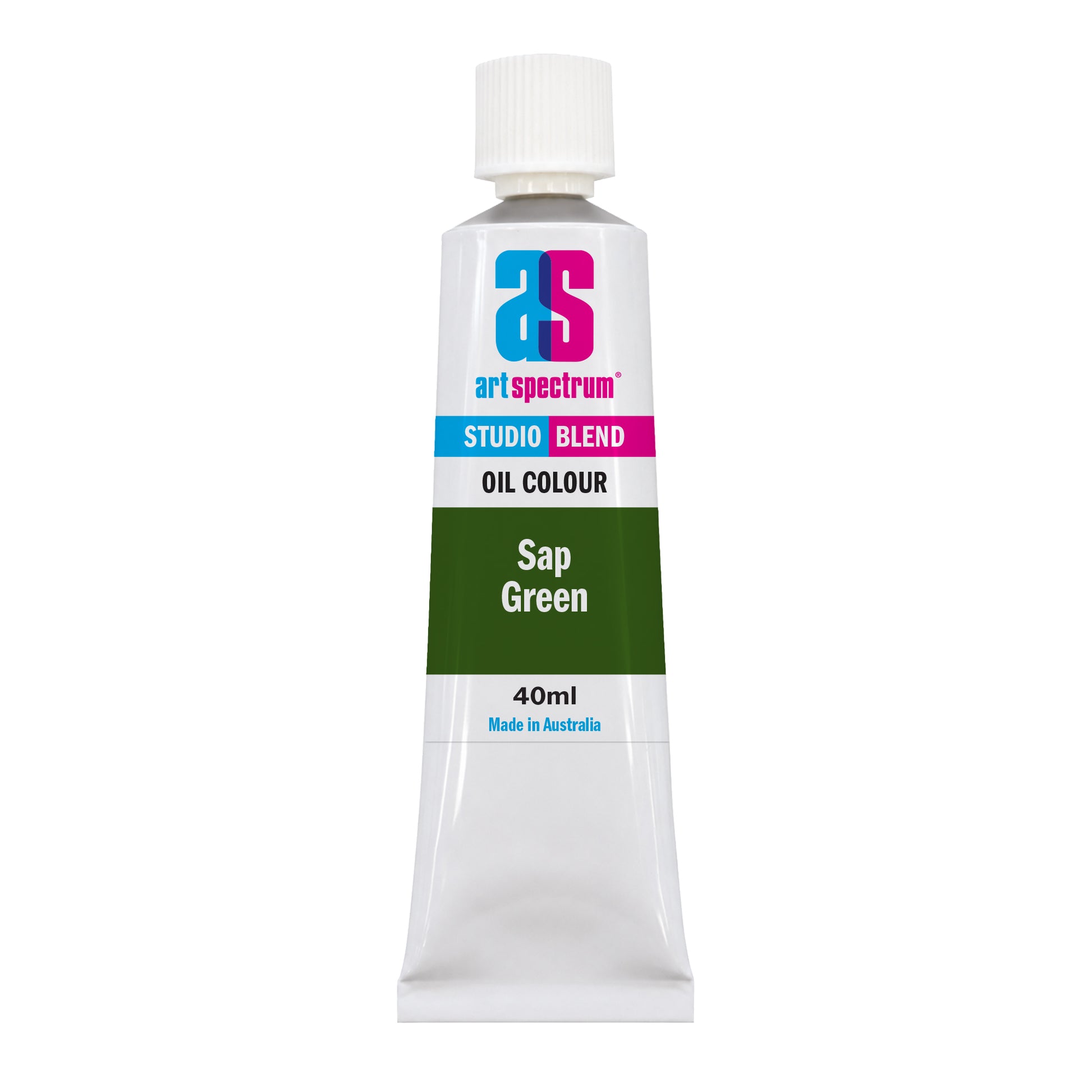 White Smoke AS Studio Blend Oil, 40ml, Sap Green Oil Paint