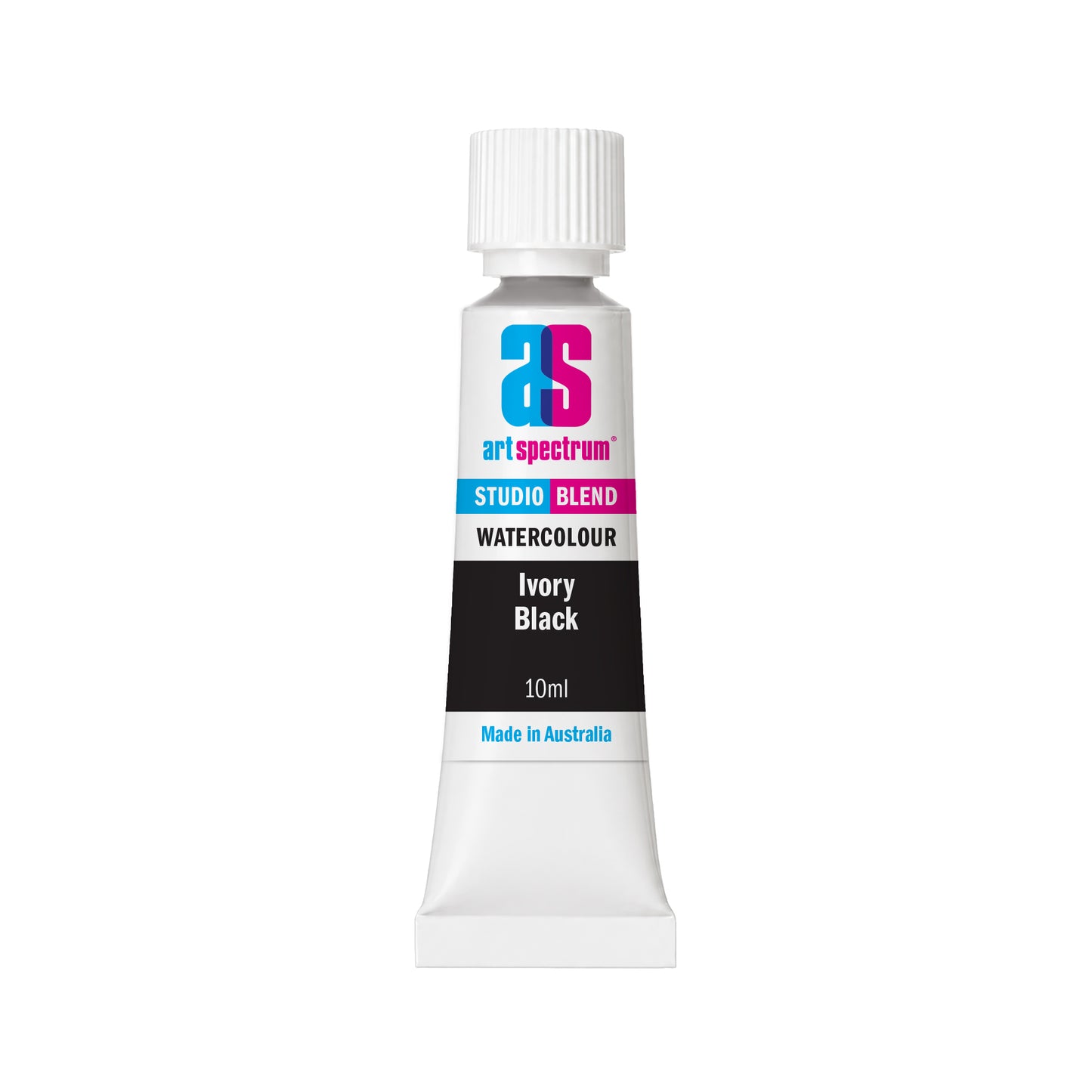 White Smoke AS Studio Blend Watercolour, 10ml, Ivory Black Watercolour Paint