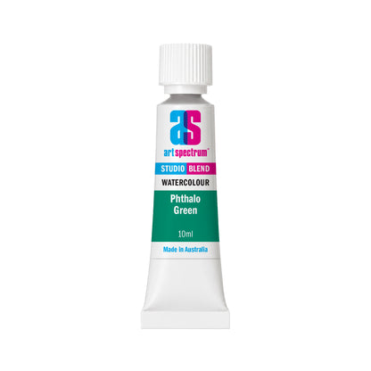White Smoke AS Studio Blend Watercolour, 10ml, Phthalo Green Watercolour Paint