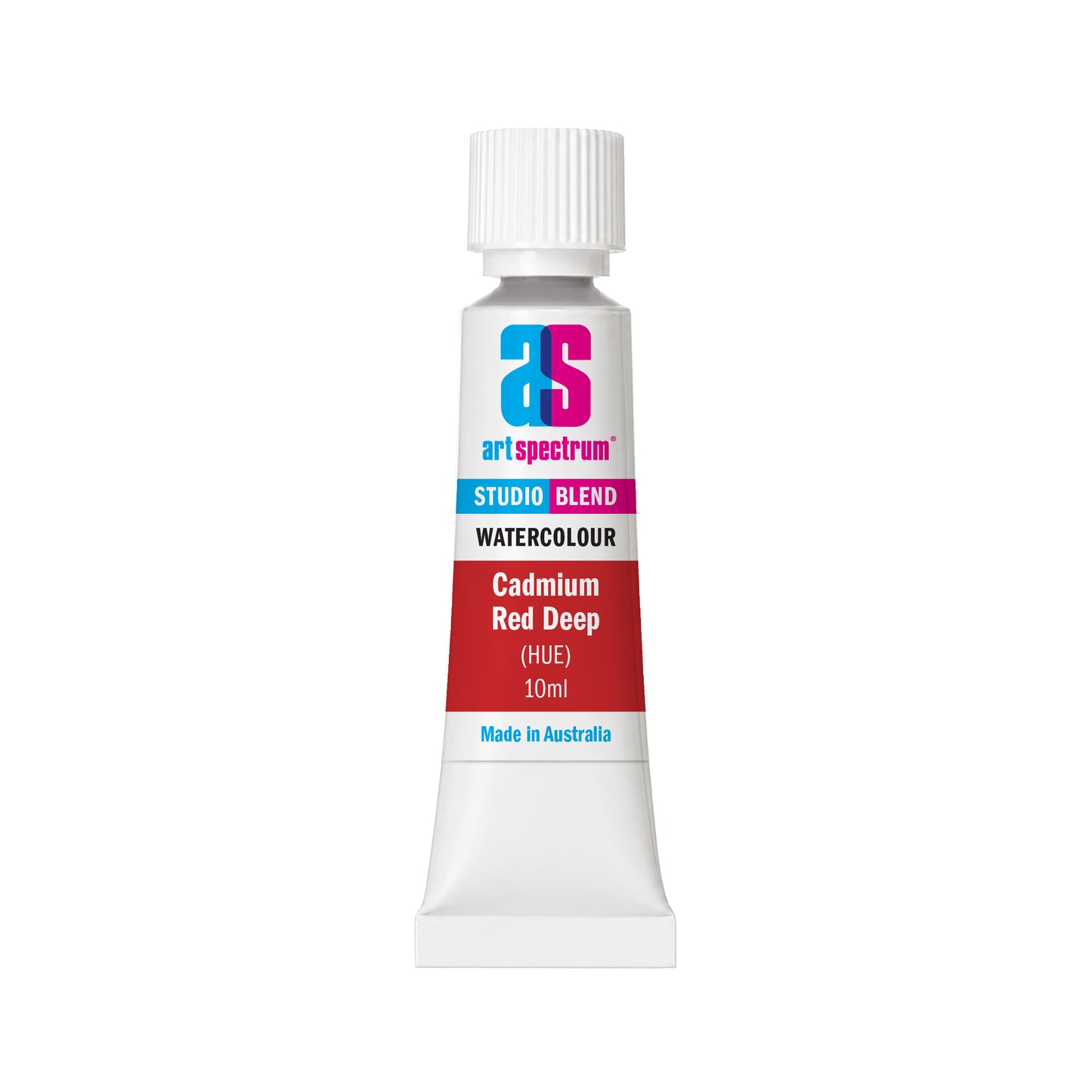 White Smoke AS Studio Blend Watercolour, 10ml, Cadmium Red Deep Hue Watercolour Paint