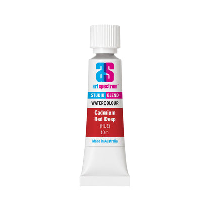 White Smoke AS Studio Blend Watercolour, 10ml, Cadmium Red Deep Hue Watercolour Paint