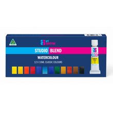 Midnight Blue AS Studio Blend Watercolour, Assorted Colours, 12x10ml tubes Watercolour Paint