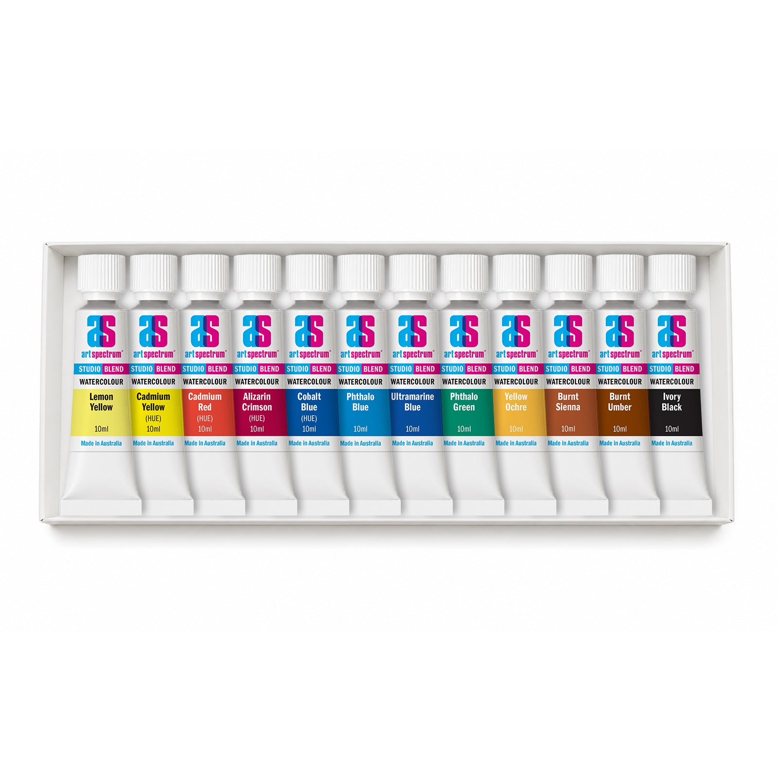 Lavender AS Studio Blend Watercolour, Assorted Colours, 12x10ml tubes Watercolour Paint