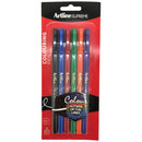 Dark Slate Gray Artline Supreme Fineline Pen 0.6mm, Assorted Colours - 6 Pack Fineliner Pens