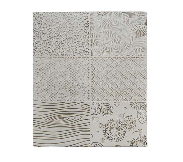 Gray Sculpey Texture Sheet, Nature, 2Pcs Modelling Tools & Accessories